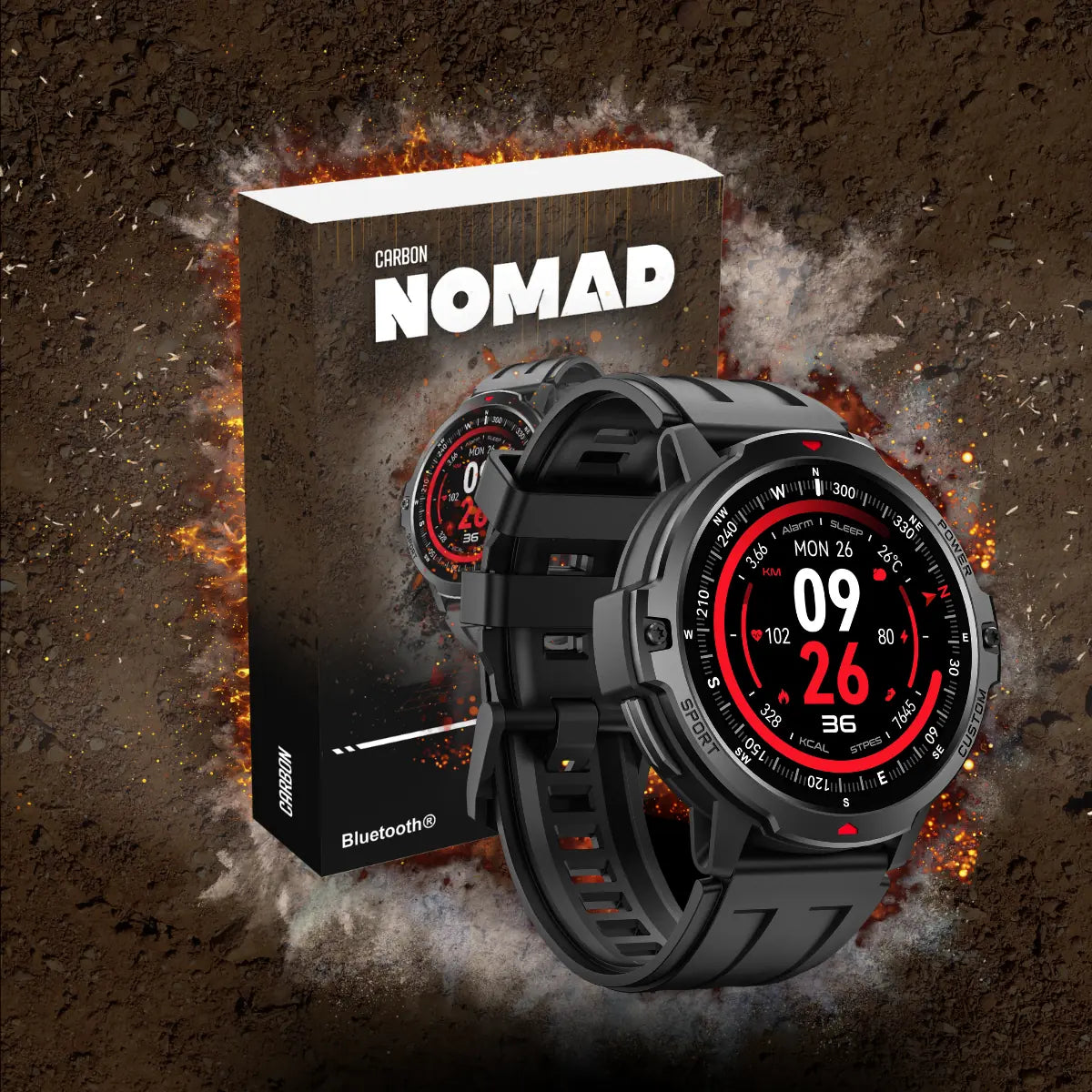 Smartwatch Carbon Nomad